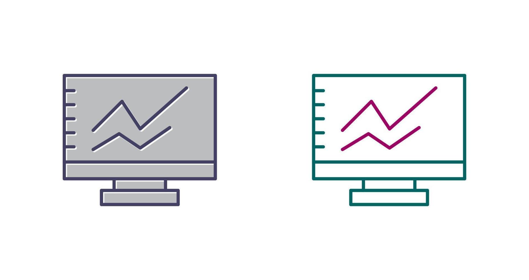 icono de vector de monitoreo