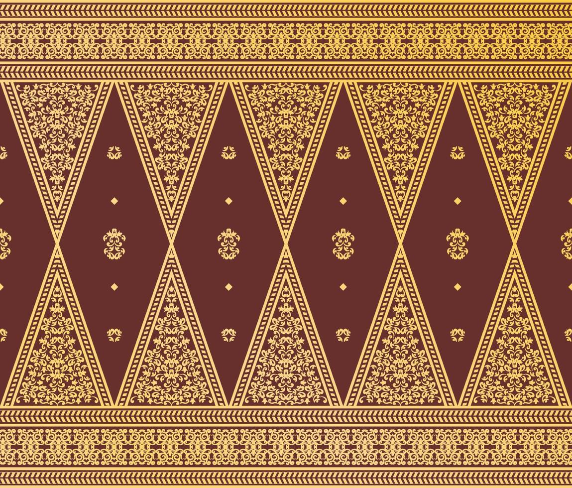 Kain Songket Traditional Pattern vector
