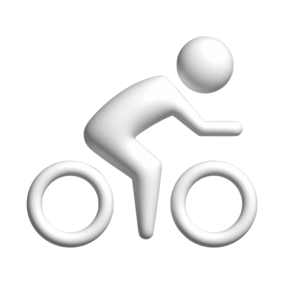 3d icon of bicycle png