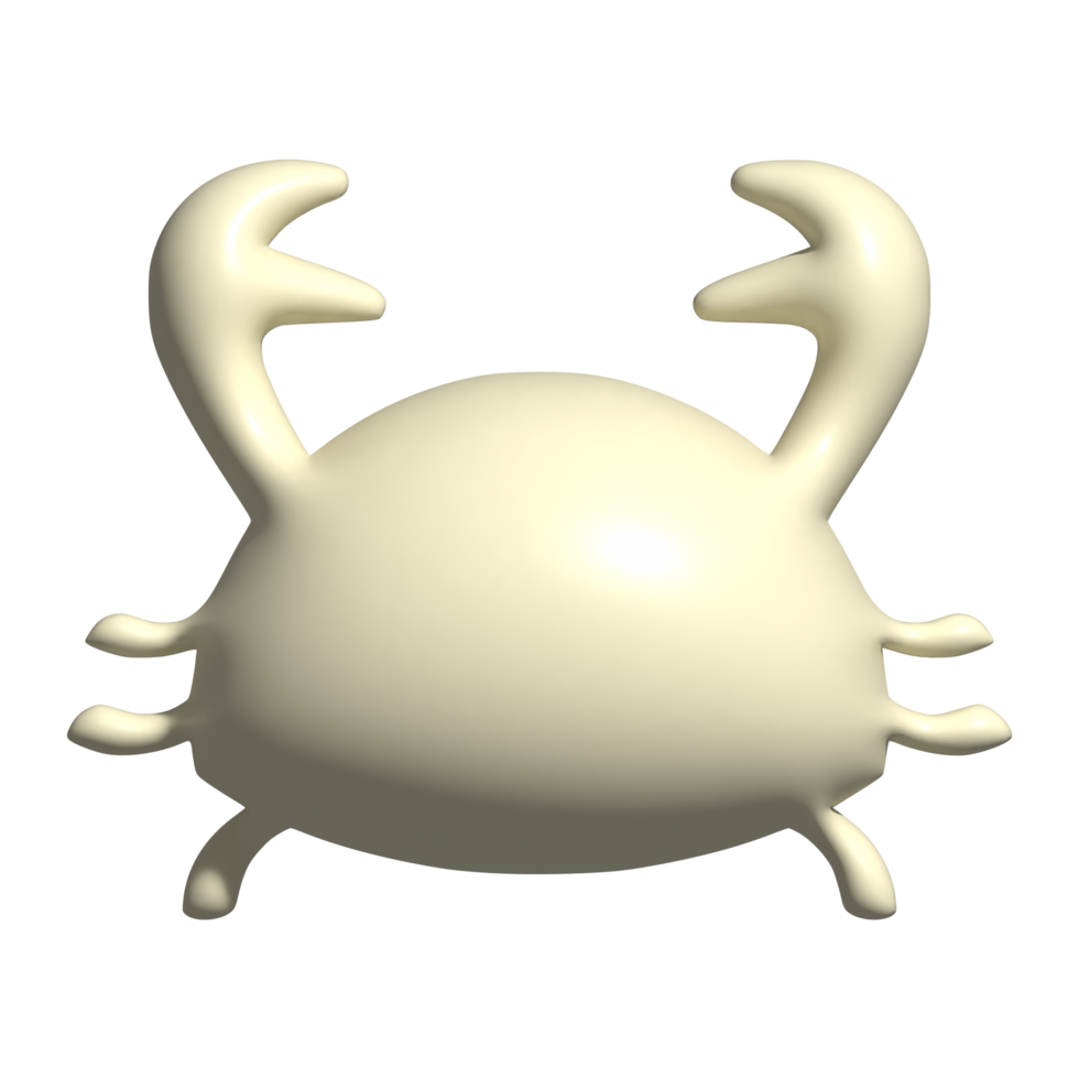 3d icon of crab png