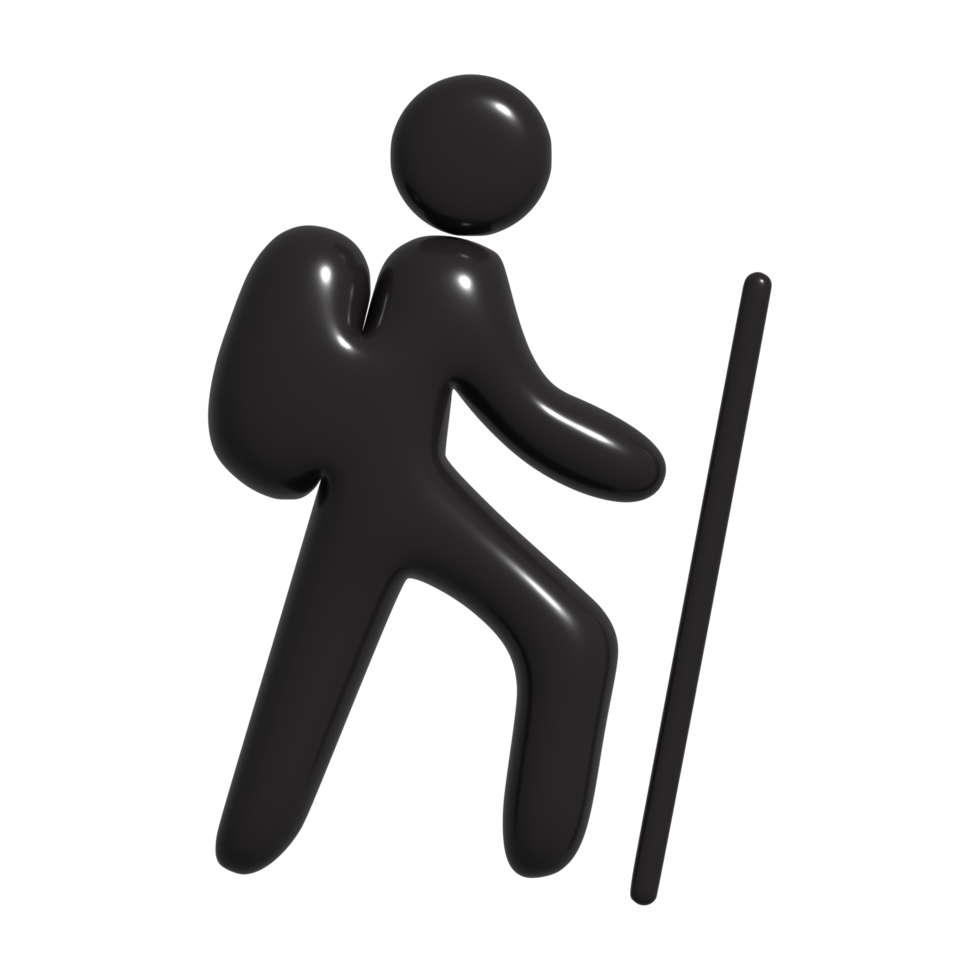 3d icon of climbing png