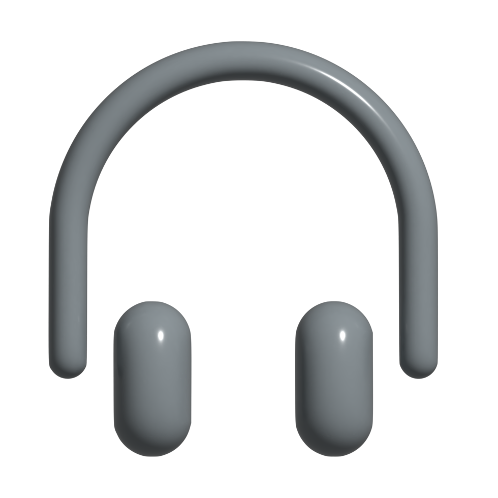 3d icon of headphone png