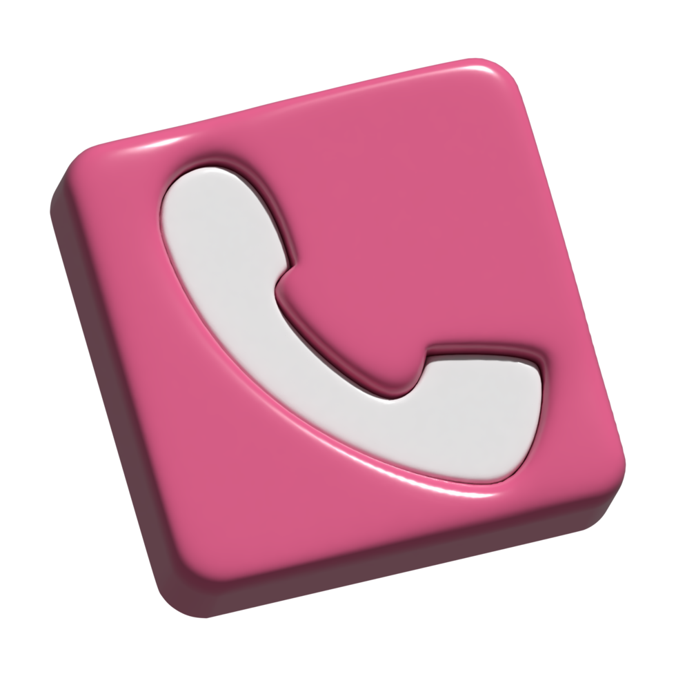 3d icon of contact png