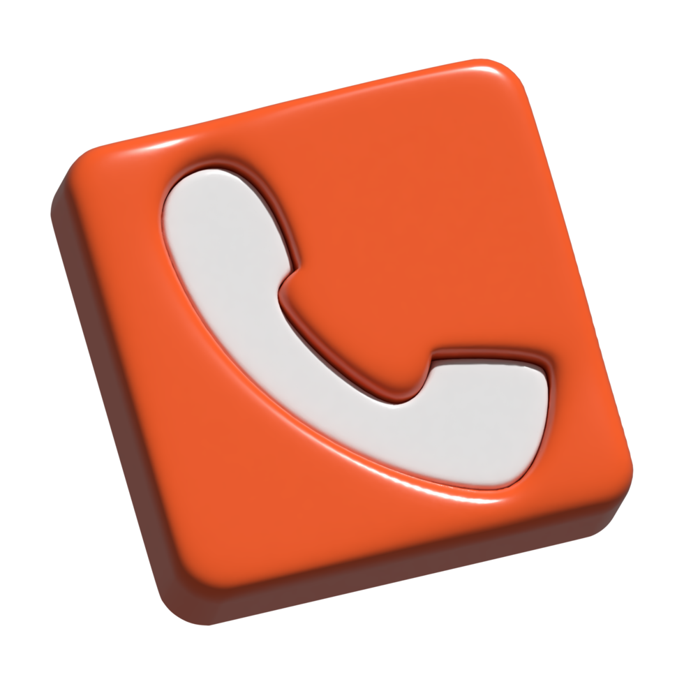 3d icon of contact png