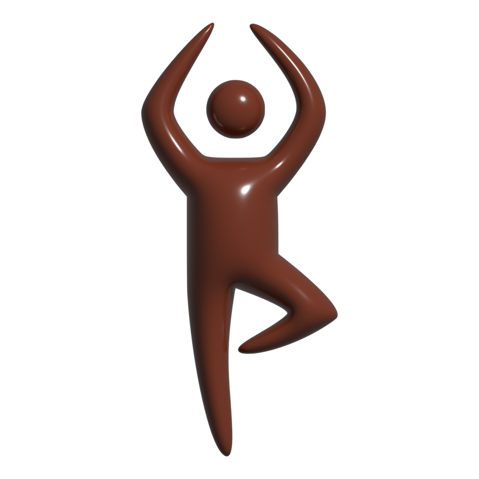 3d icon yoga movement png