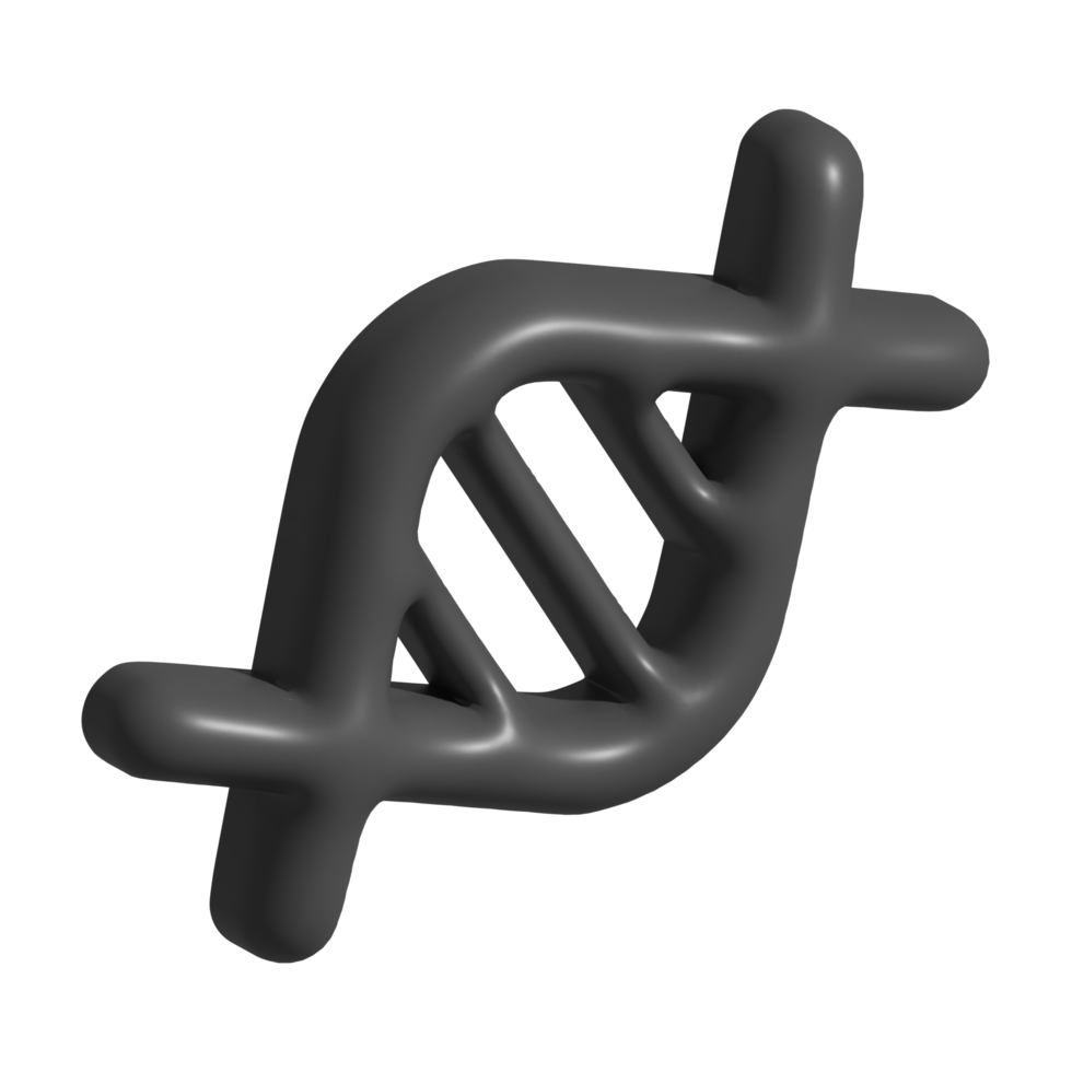 3d icon of dna png