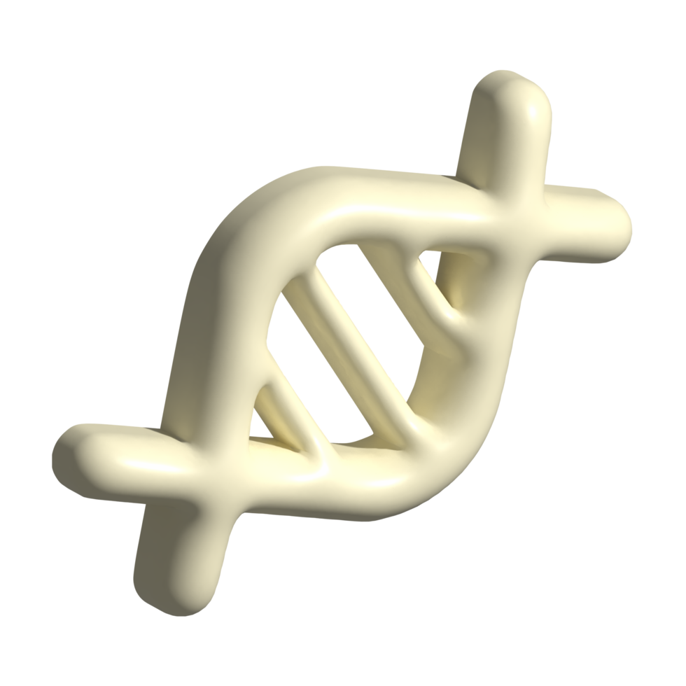 3d icon of dna png