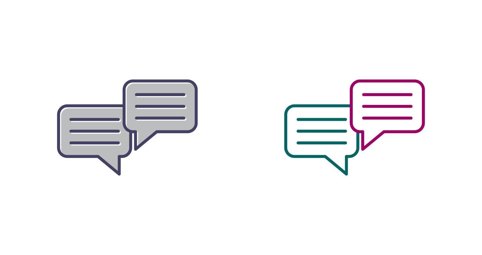 Chatting Vector Icon