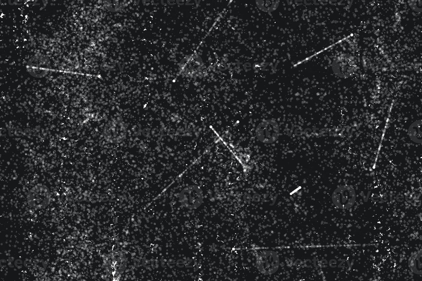 Grunge Black And White Urban. Dark Messy Dust Overlay Distress Background. Easy To Create Abstract Dotted, Scratched, Vintage Effect With Noise And Grain photo