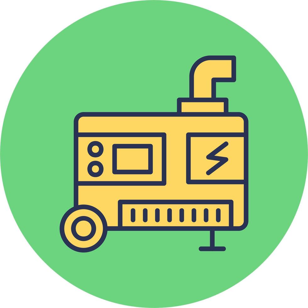 Electric Generator Vector Icon