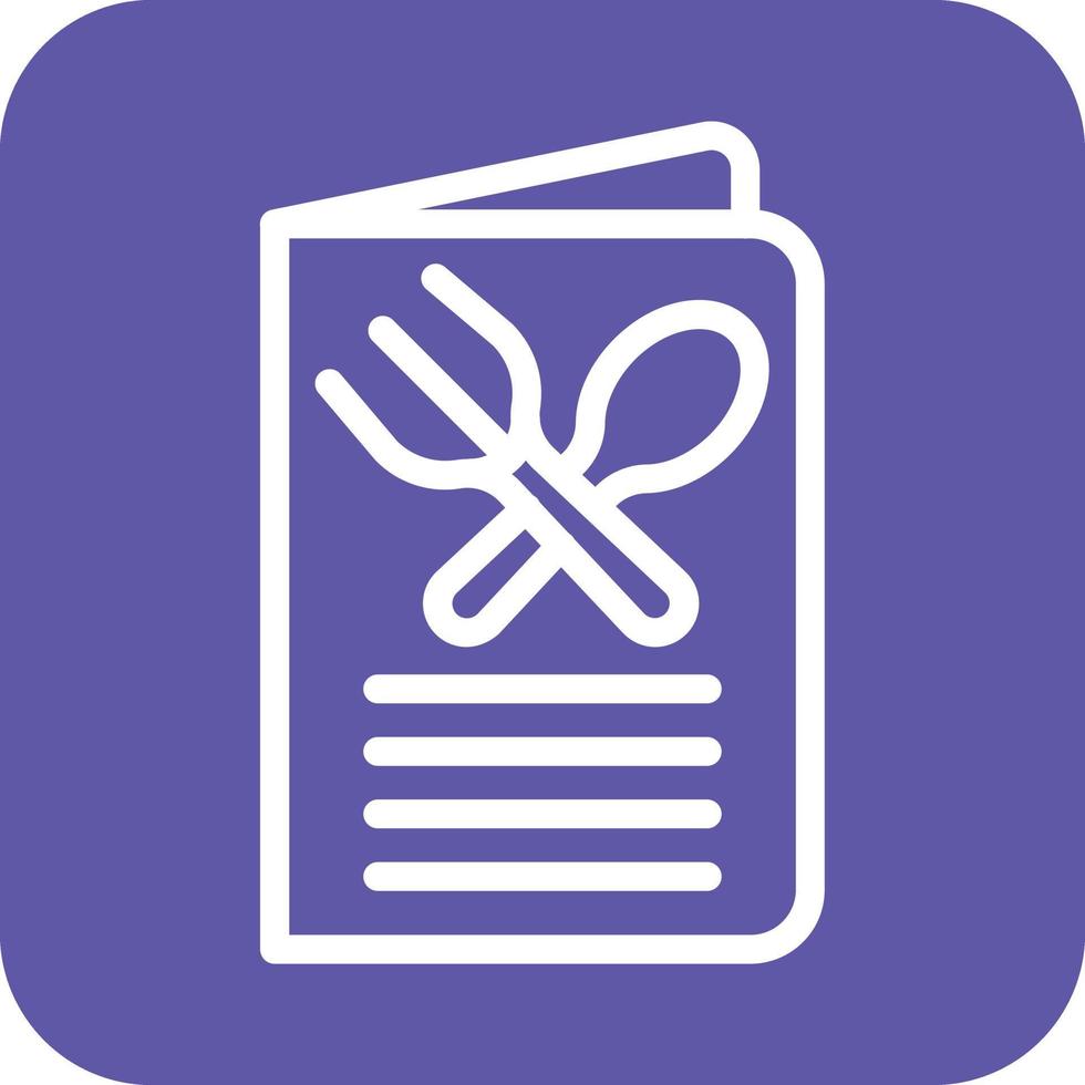 Menu Card Icon Vector Design