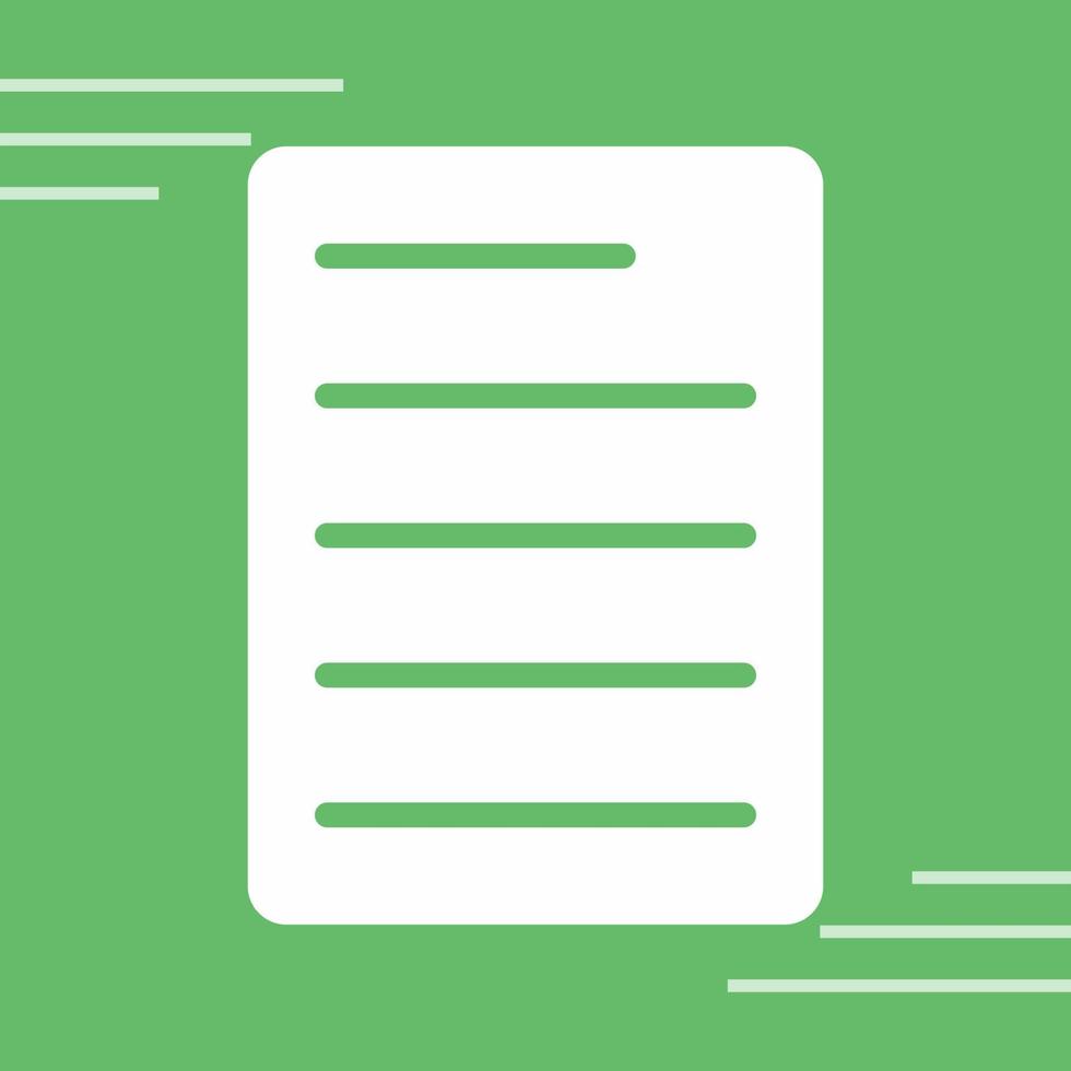 Document Vector Icon