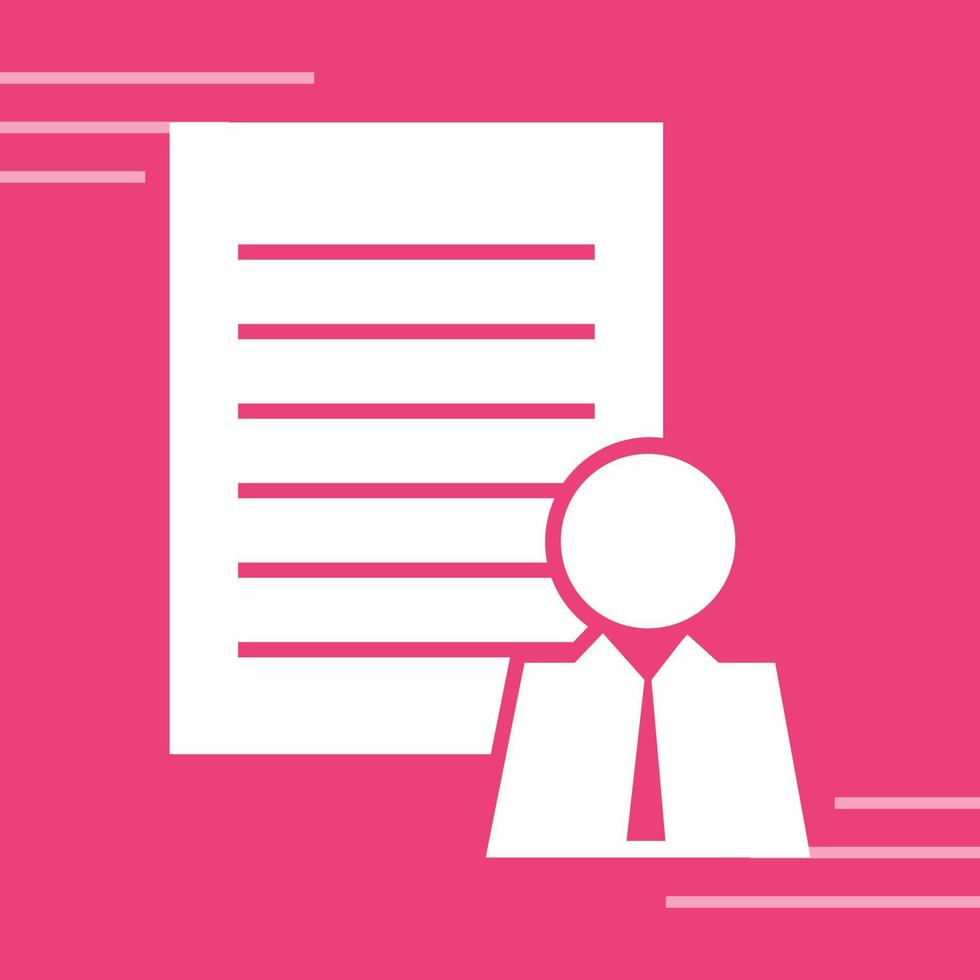 Client Profile Vector Icon