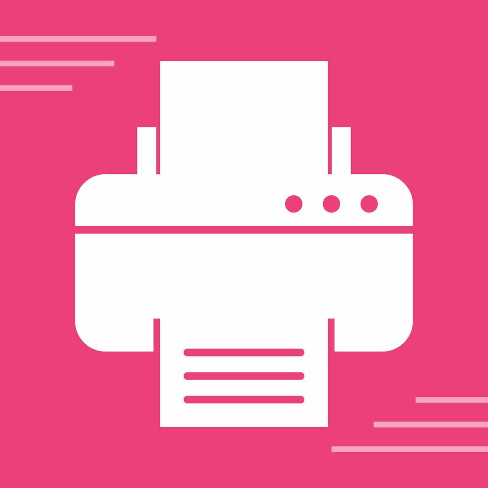 Printer Vector Icon
