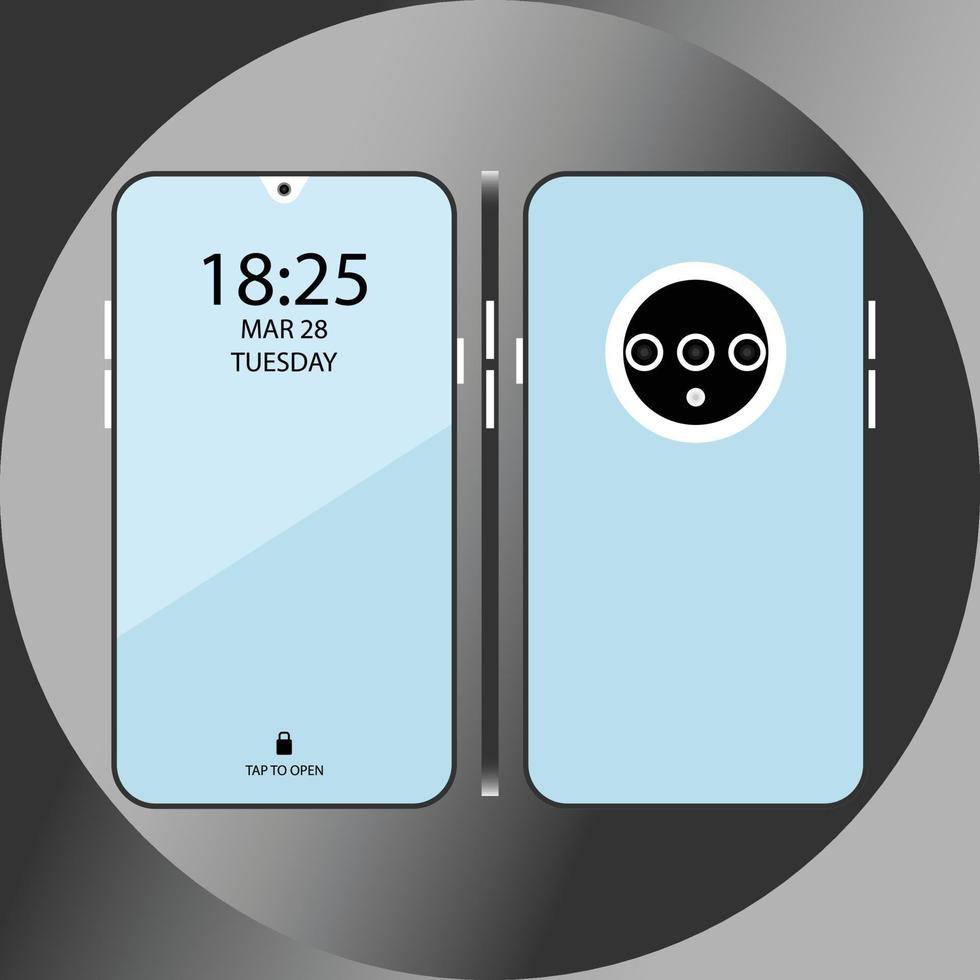 3d high quality Smartphone vector illustration,