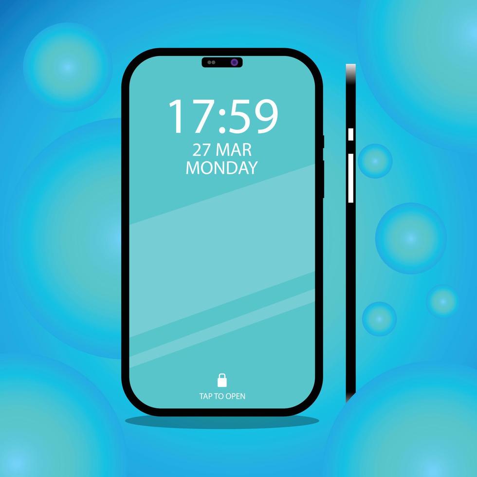 3d high quality Smartphone vector illustration,