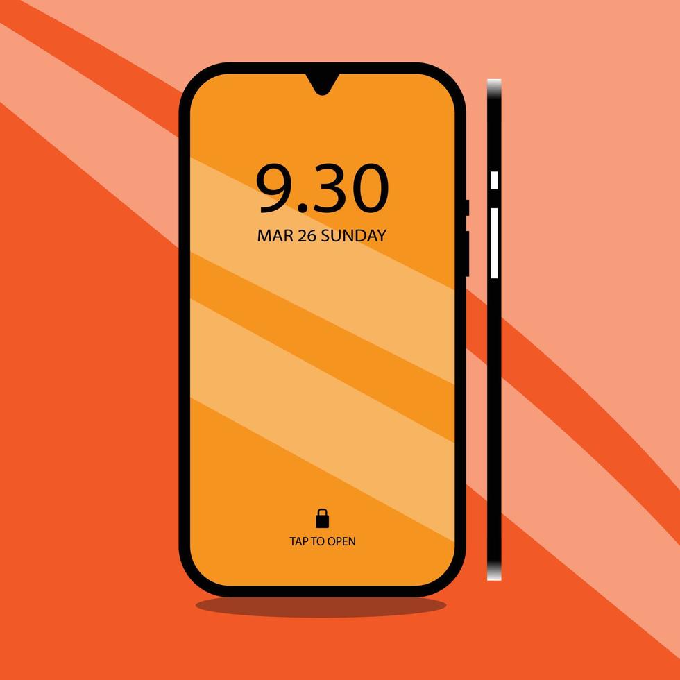 3d high quality Smartphone vector illustration,