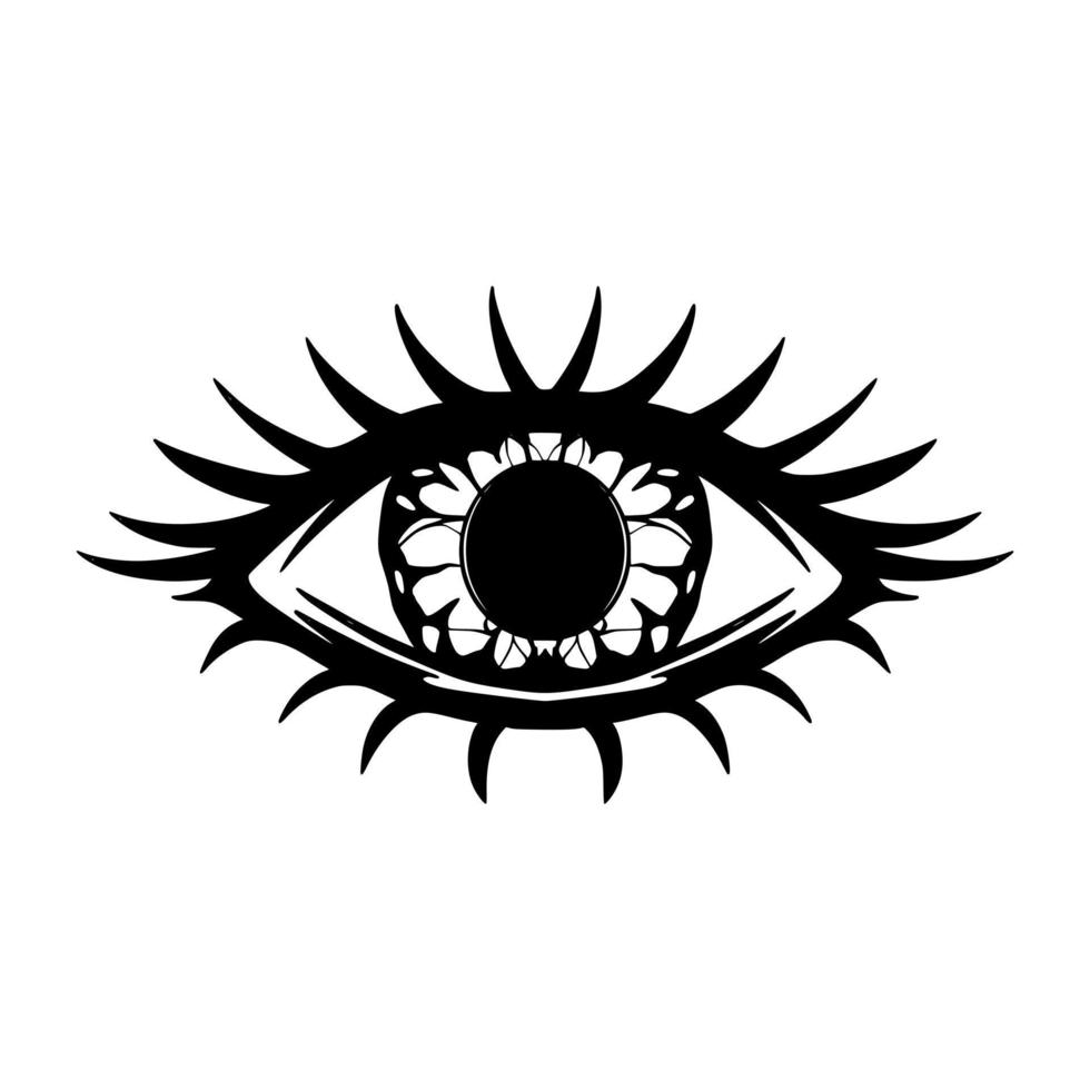 Eye illustration art vector