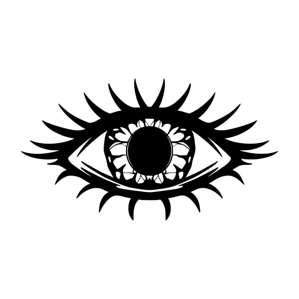 Eye illustration art vector