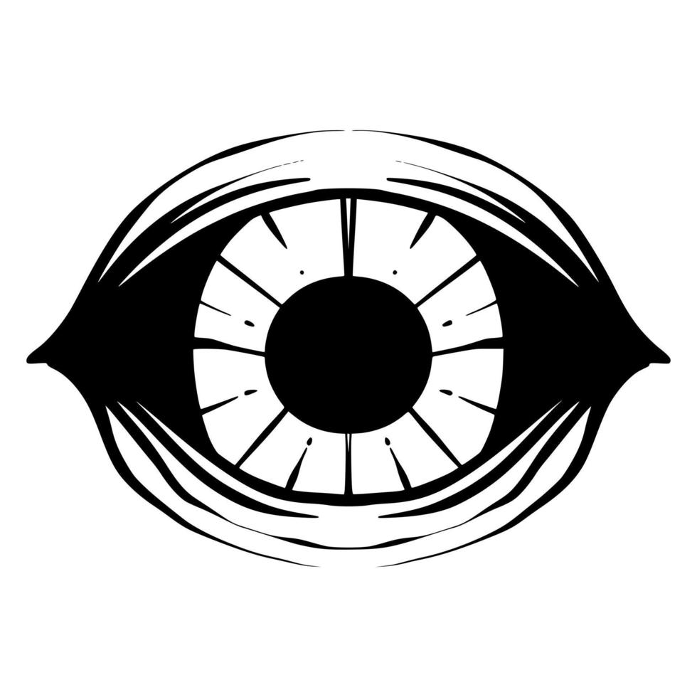 Eye illustration art vector