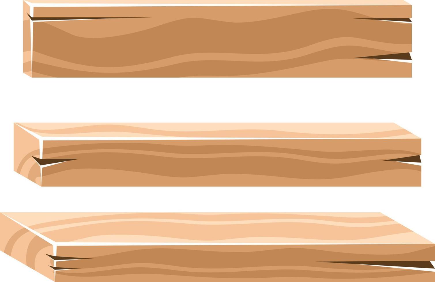 3D Vector Graphics Of Polished Planks