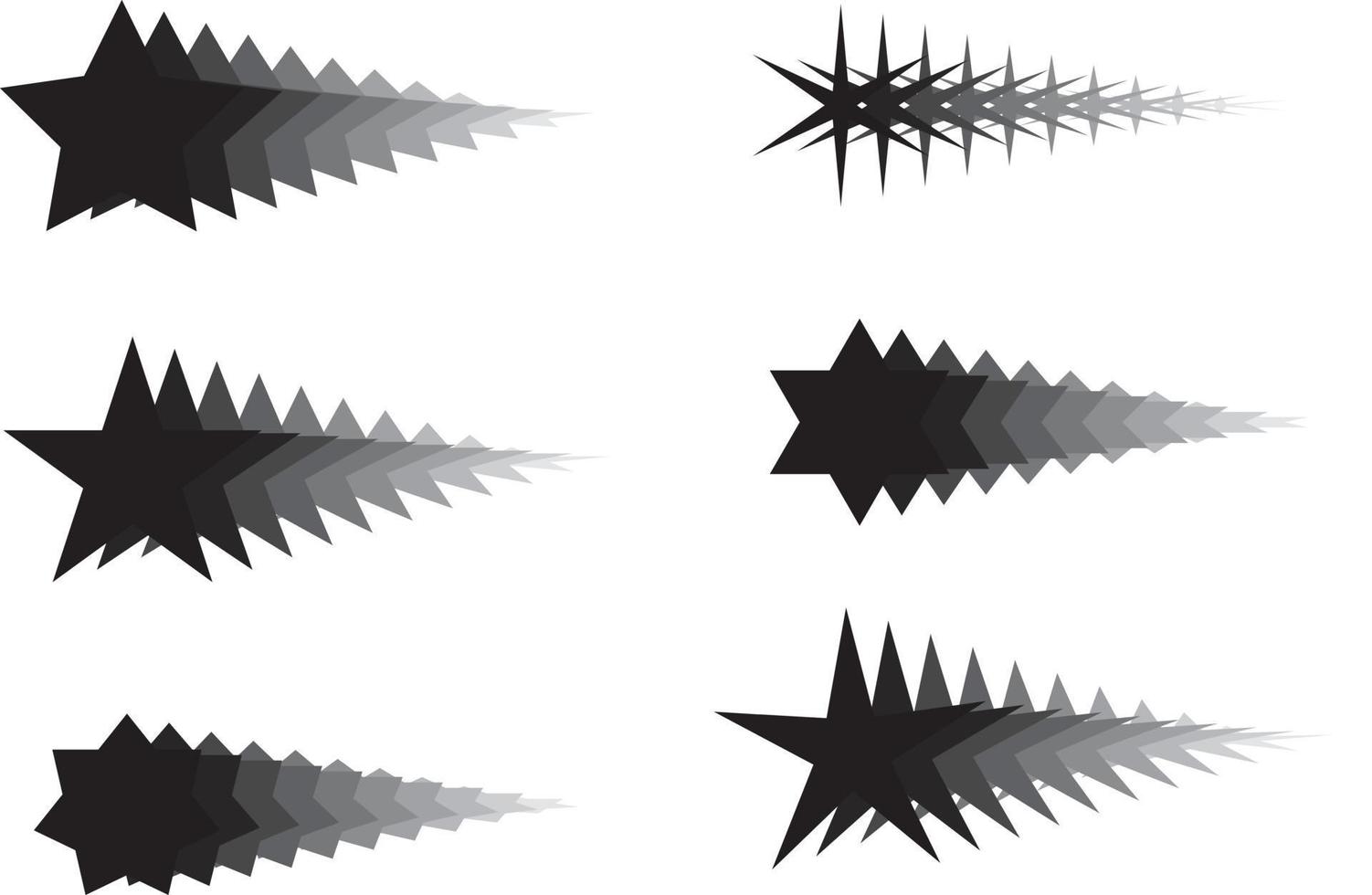 vector imagen de formas con sendero
