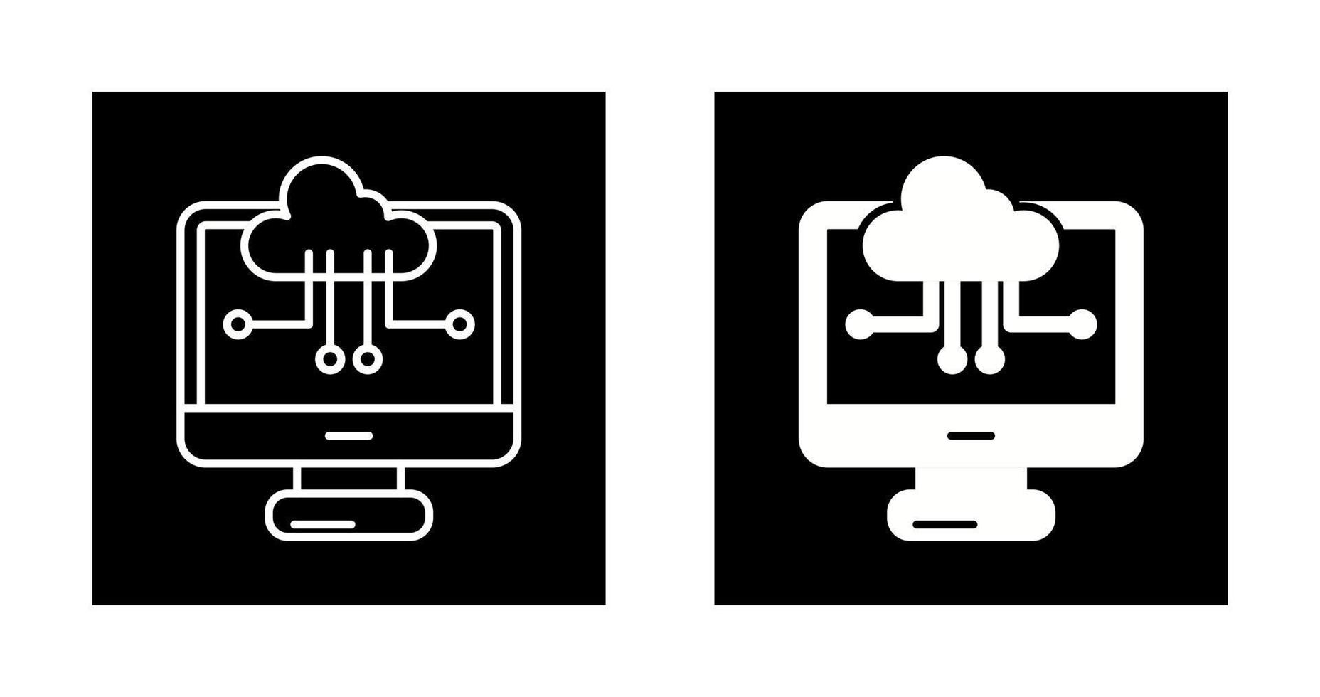 Cloud Computing Vector Icon