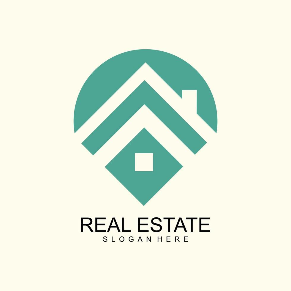 Building logo vector illustration design,real estate logo template, logo symbol icon