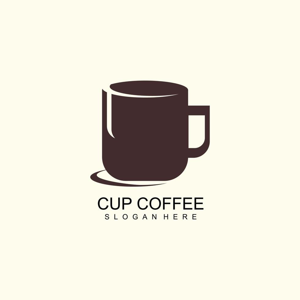 Logo with international coffee day concept design for branding and marketing watercolor vector