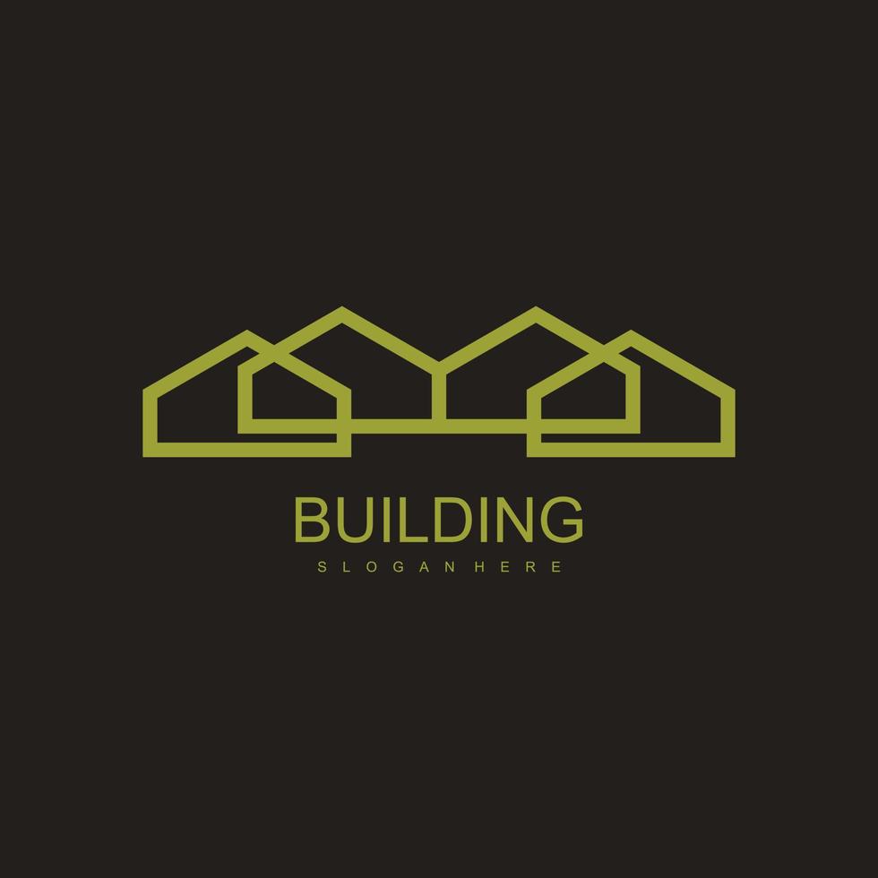 Buildings logo with unique concept for universal country, Real estate, building, arcitecture vector