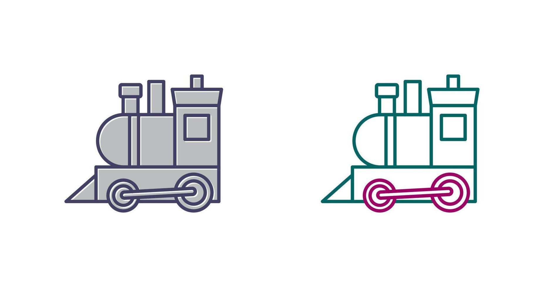 Toy Train Vector Icon