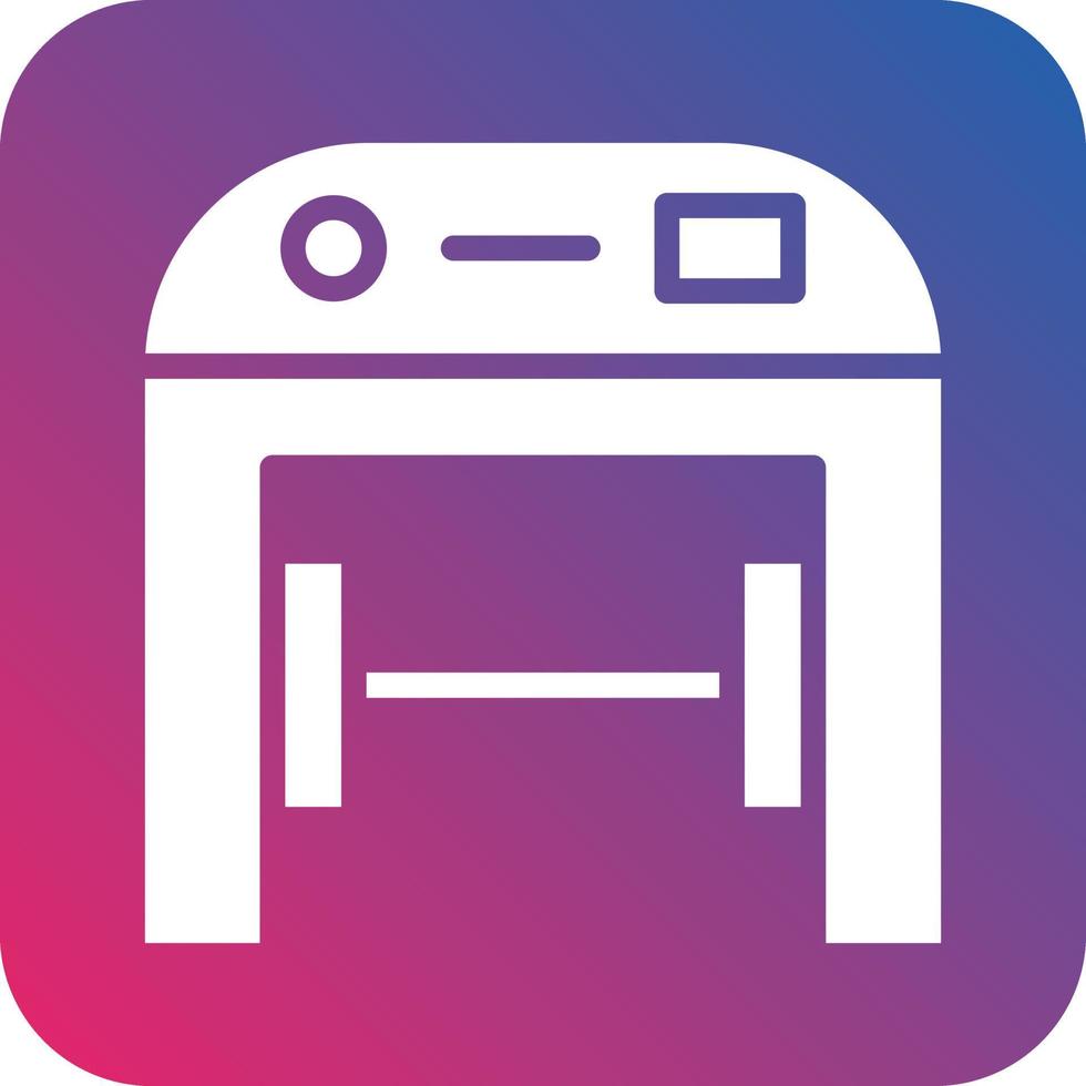 Metal Detector Icon Vector Design