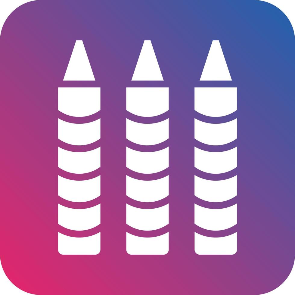 Crayons Icon Vector Design