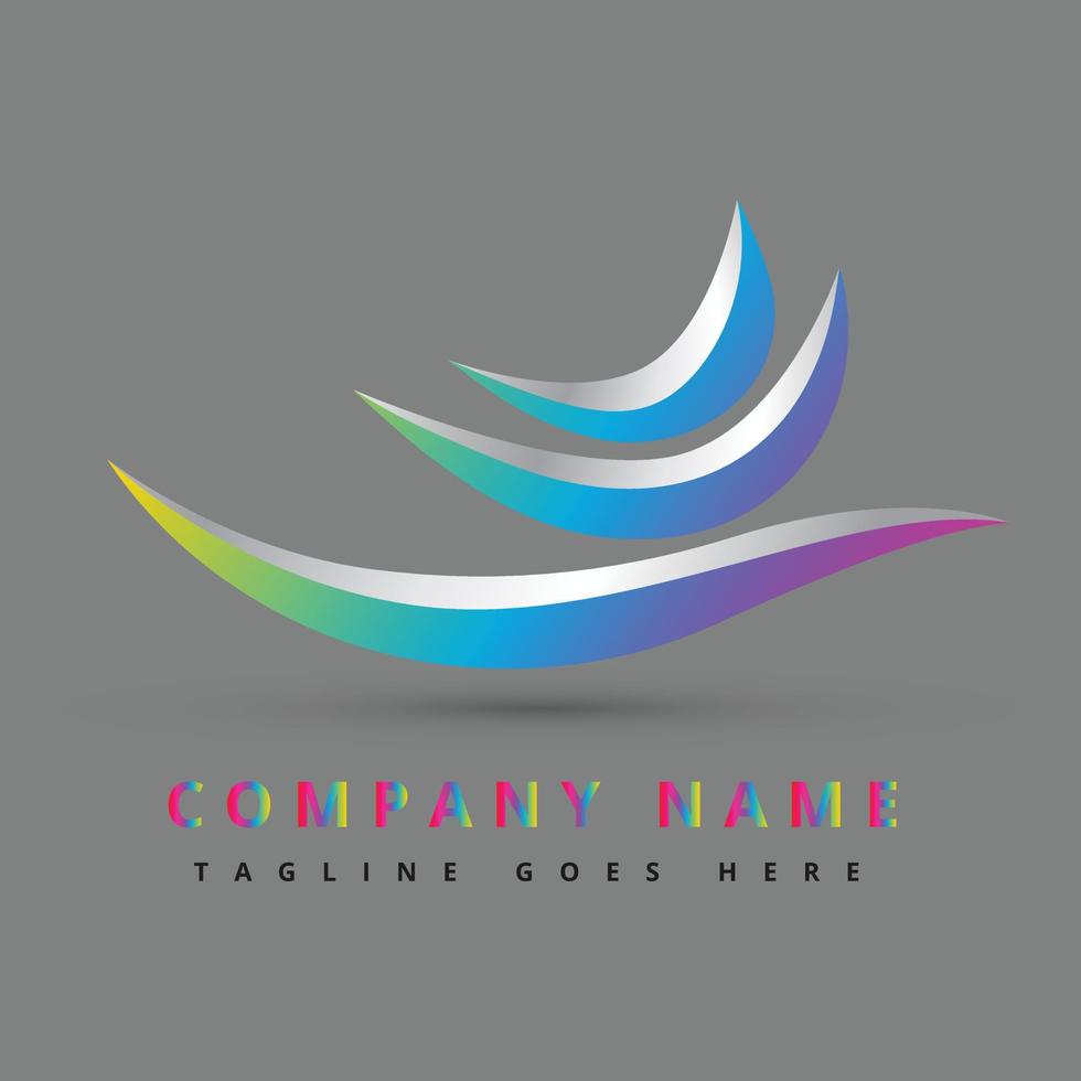 logo and 3d vector