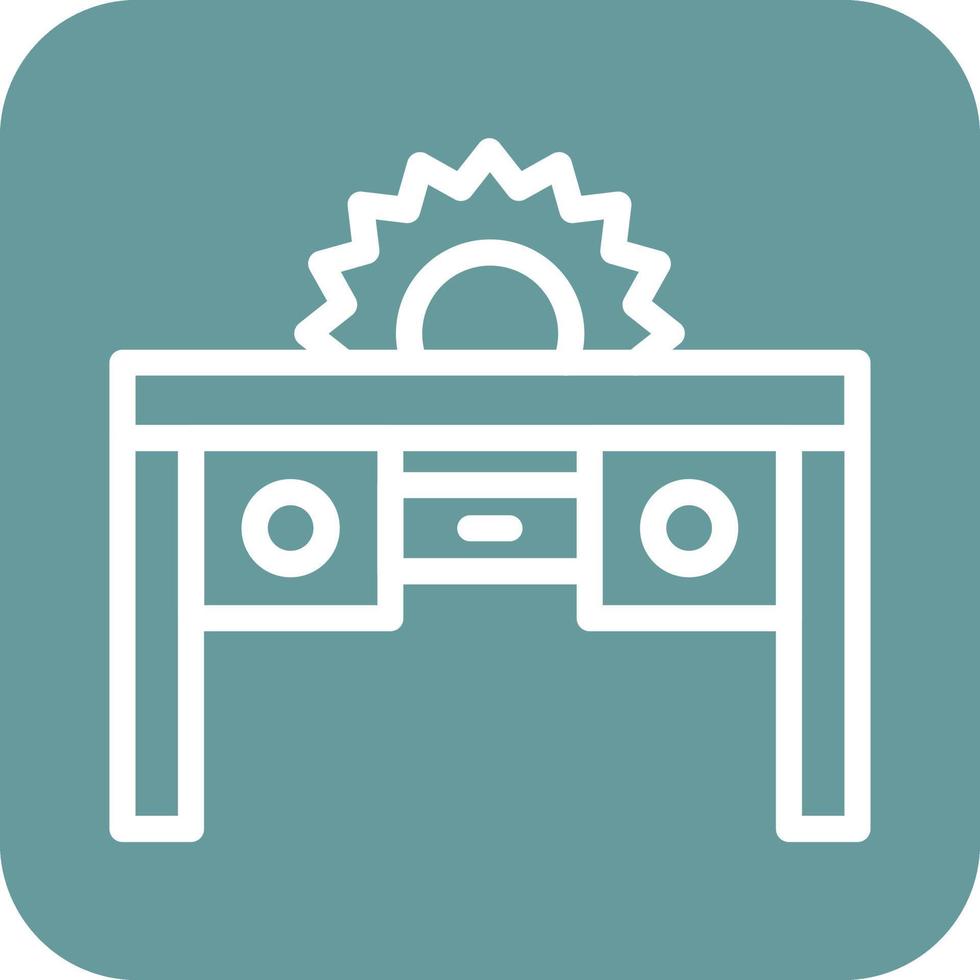 Table Saw Icon Vector Design