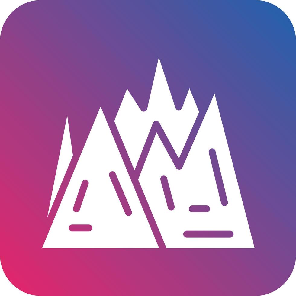 Wild Mountain Icon Vector Design