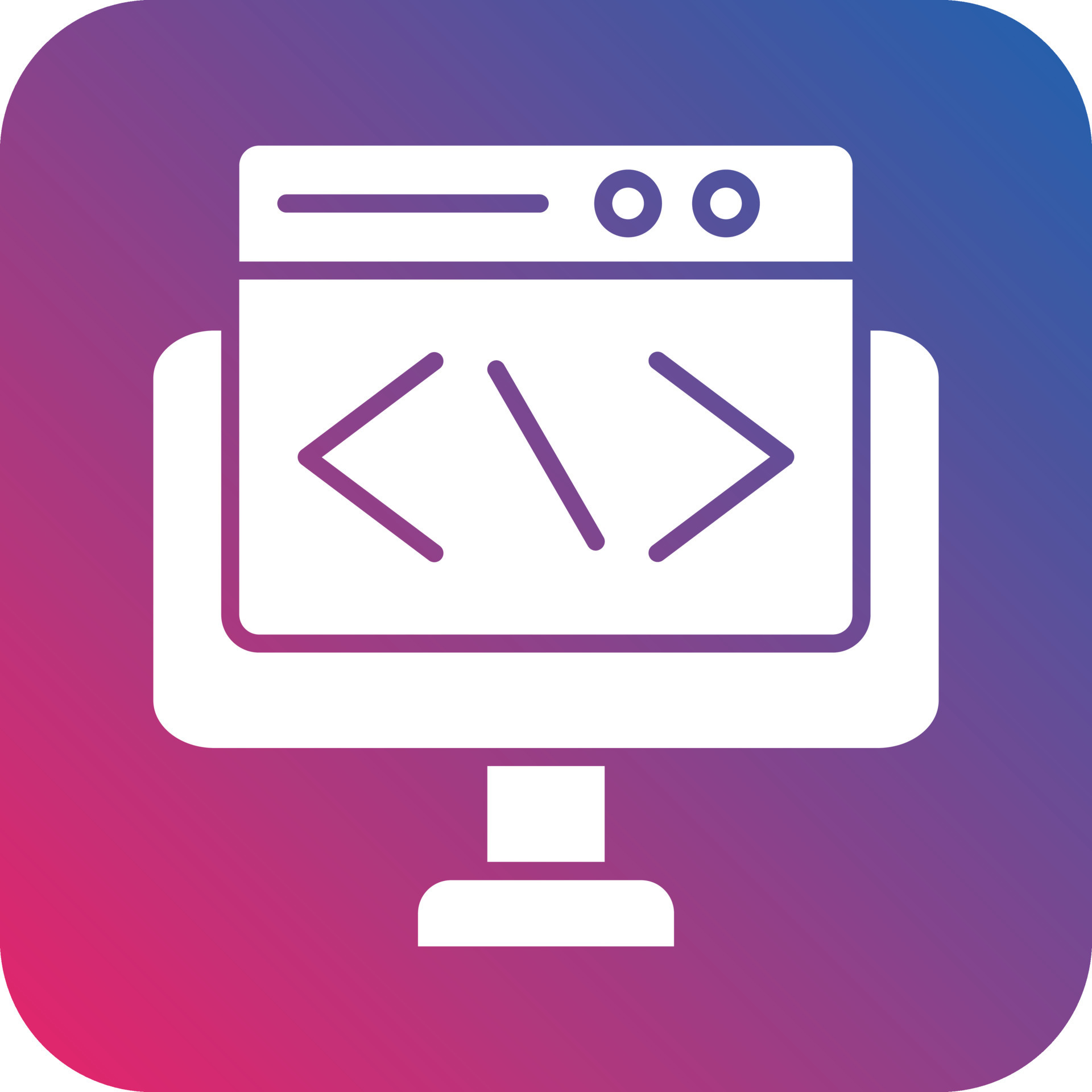 Web Development Icon Vector Design 22839000 Vector Art at Vecteezy