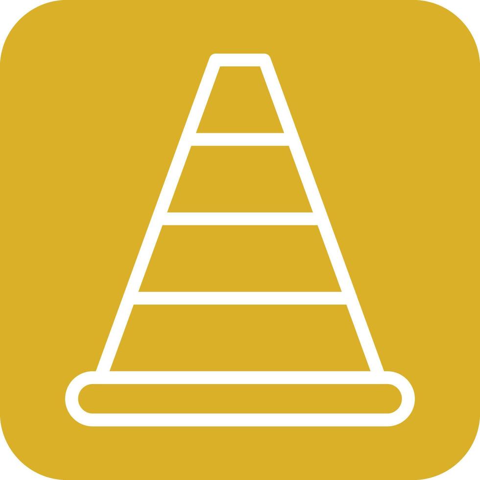 Traffic Cone Icon Vector Design