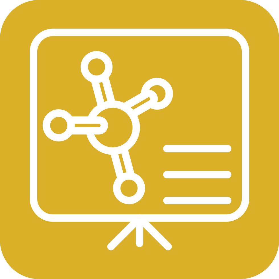 Chemistry Lecture Icon Vector Design