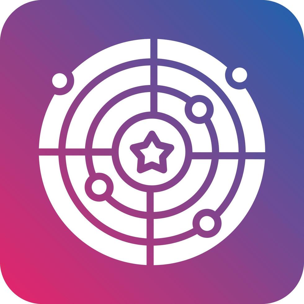 Army Radar Icon Vector Design
