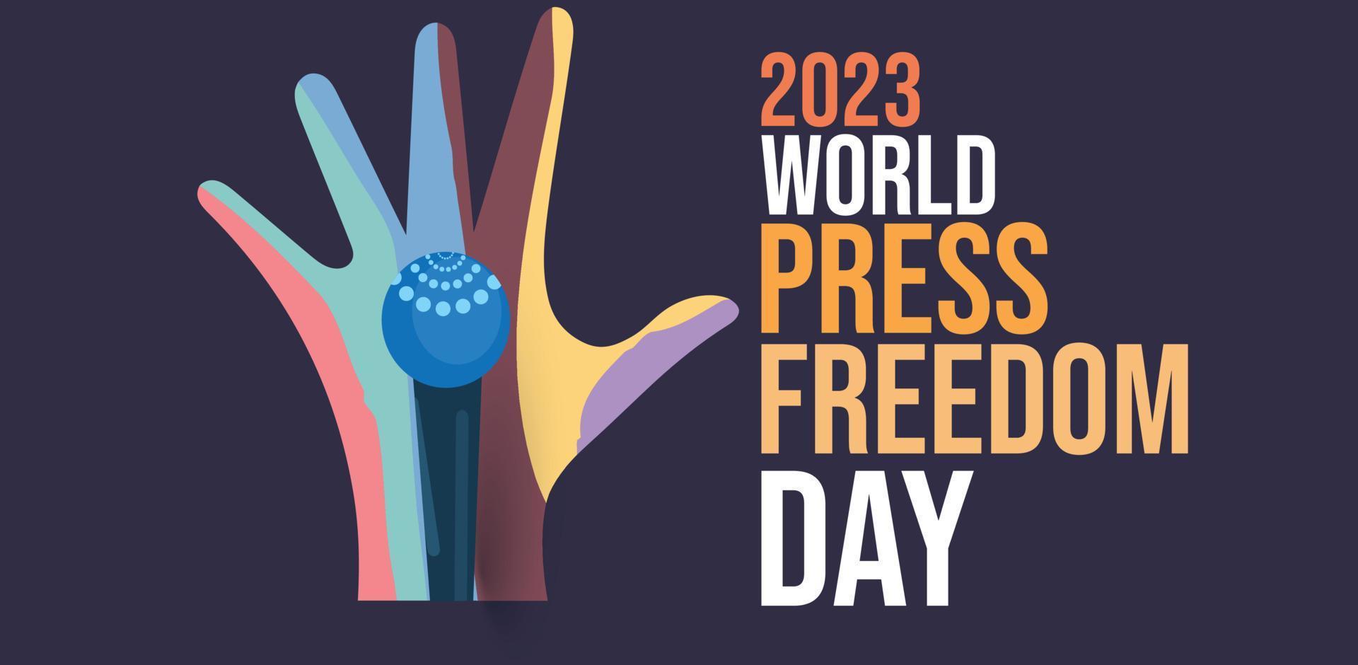 world press freedom day. Template for background, banner, card, poster. vector