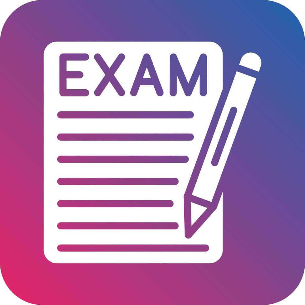 Exam Icon Vector Design