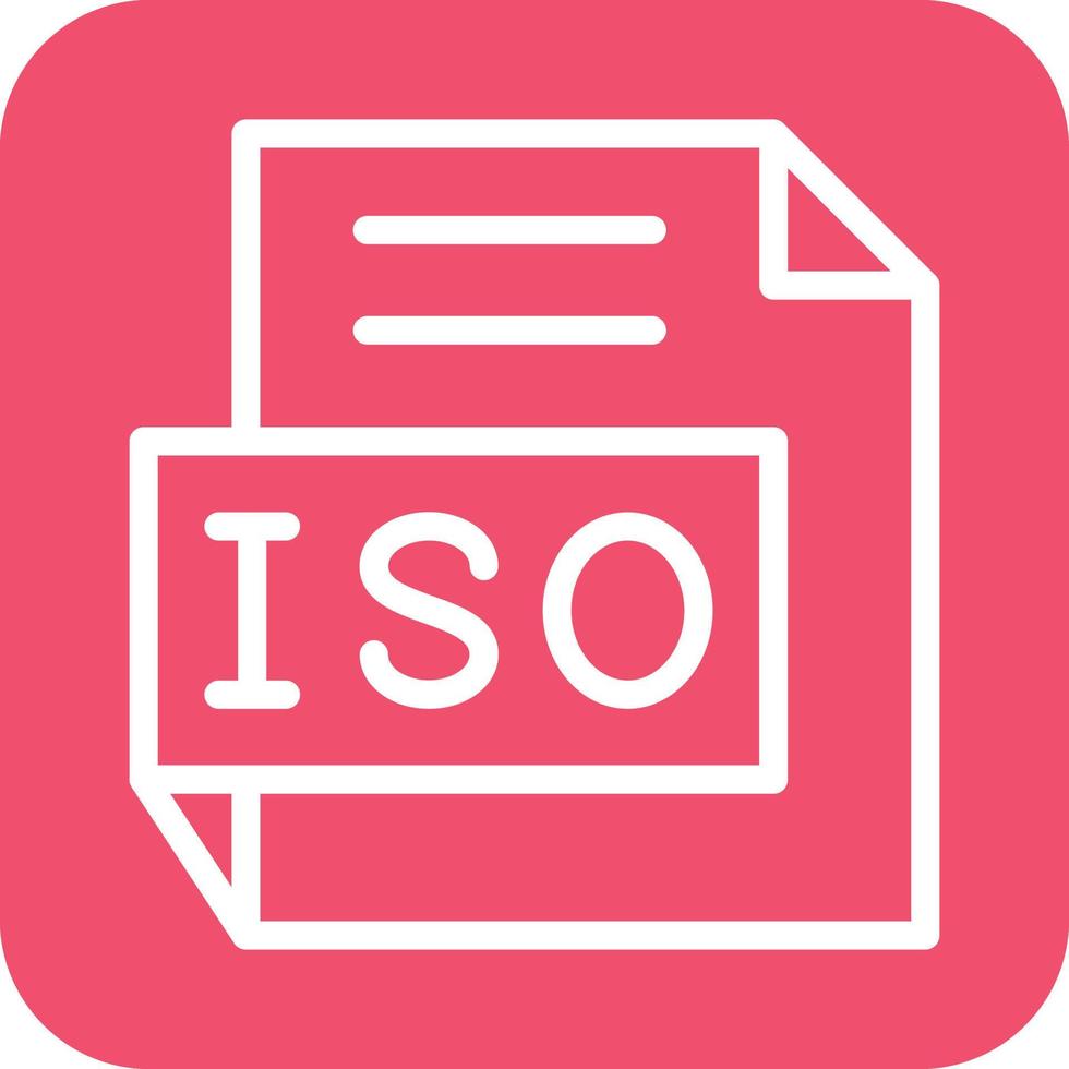 ISO Icon Vector Design
