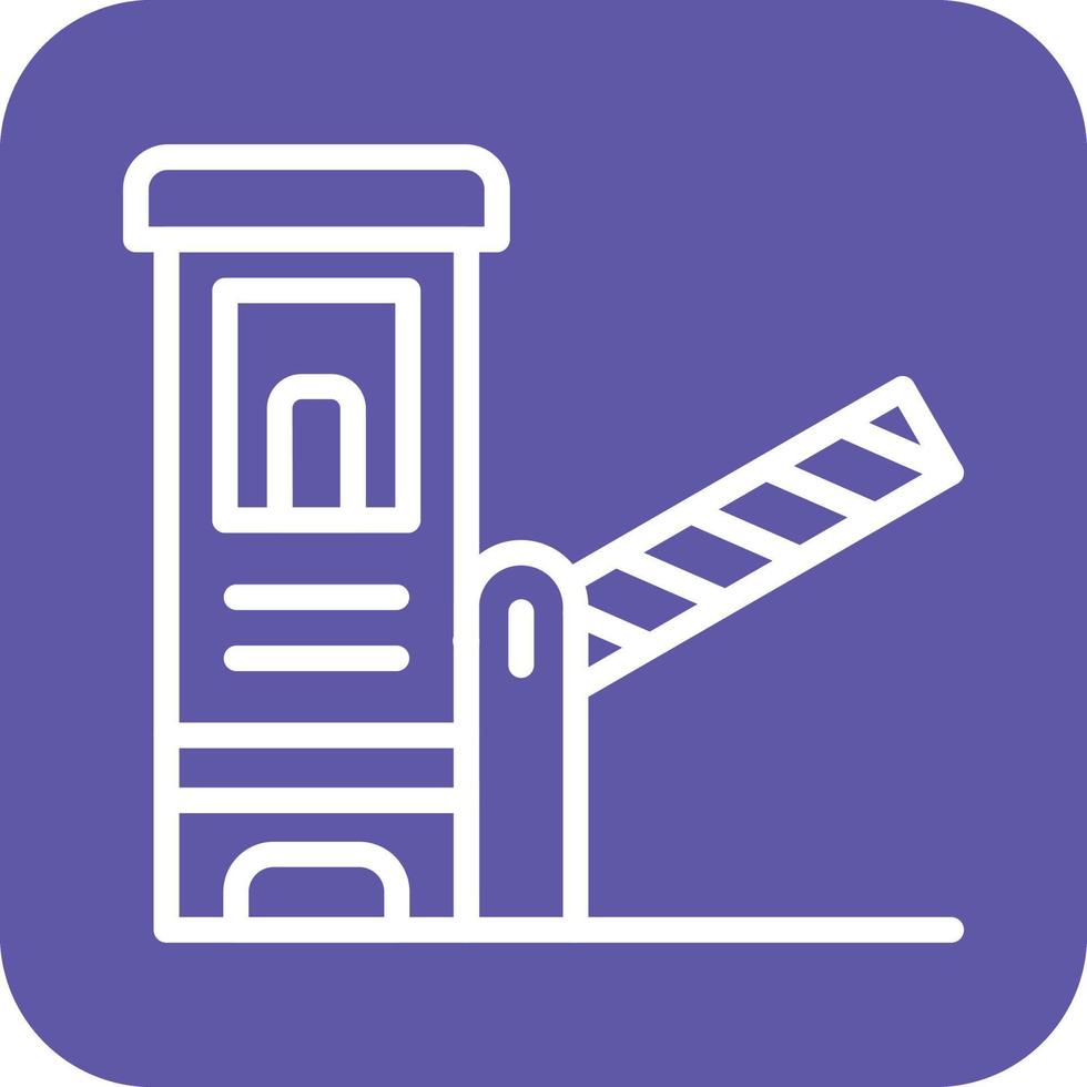 Toll Road Icon Vector Design