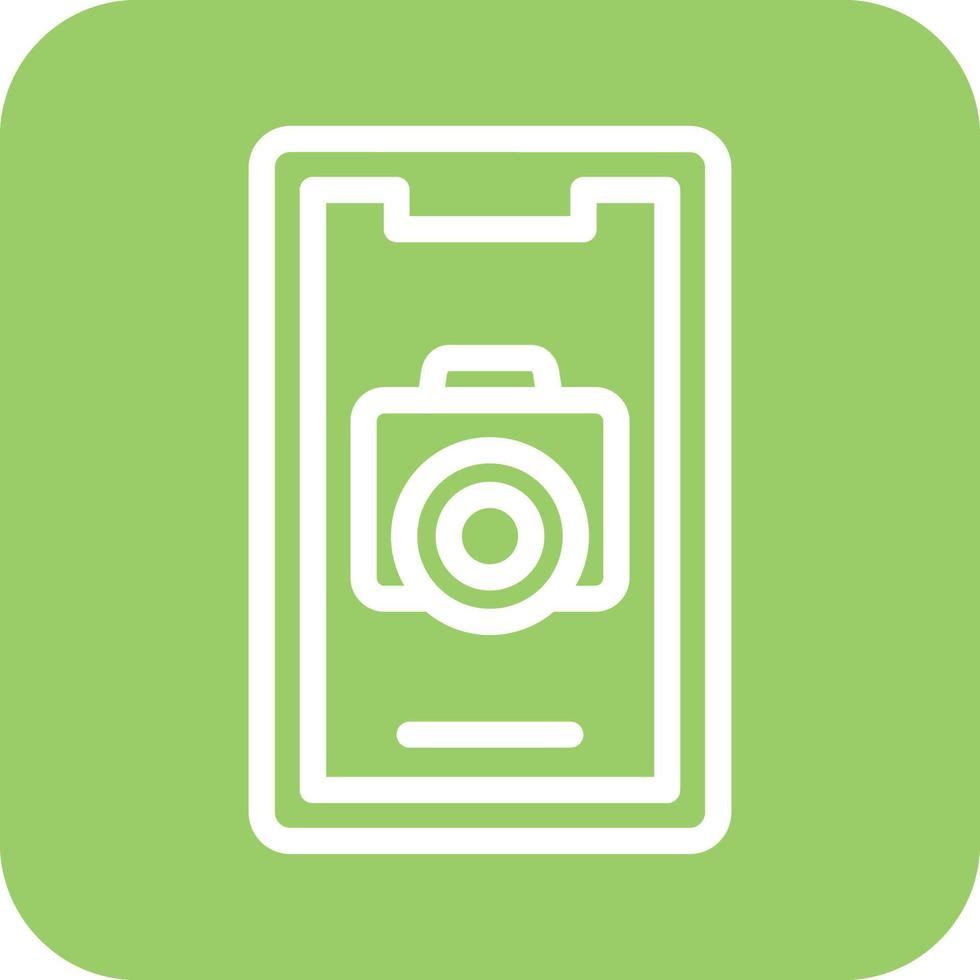 Mobile Camera Icon Vector Design