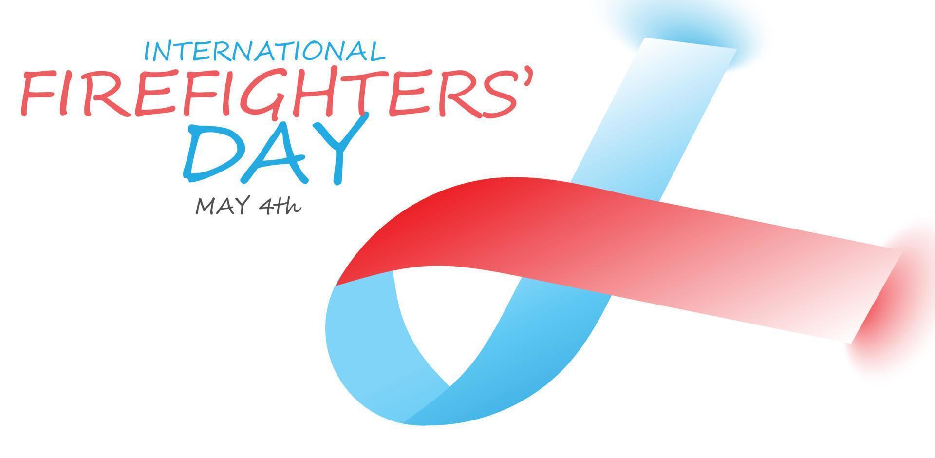 international firefighters day. Template for background, banner, card, poster. vector