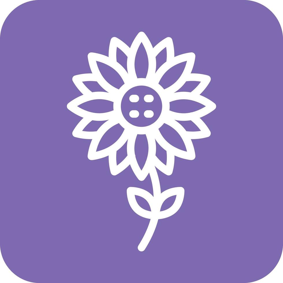 girasol icono vector diseño