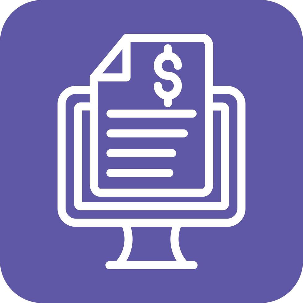 Online Report Icon Vector Design