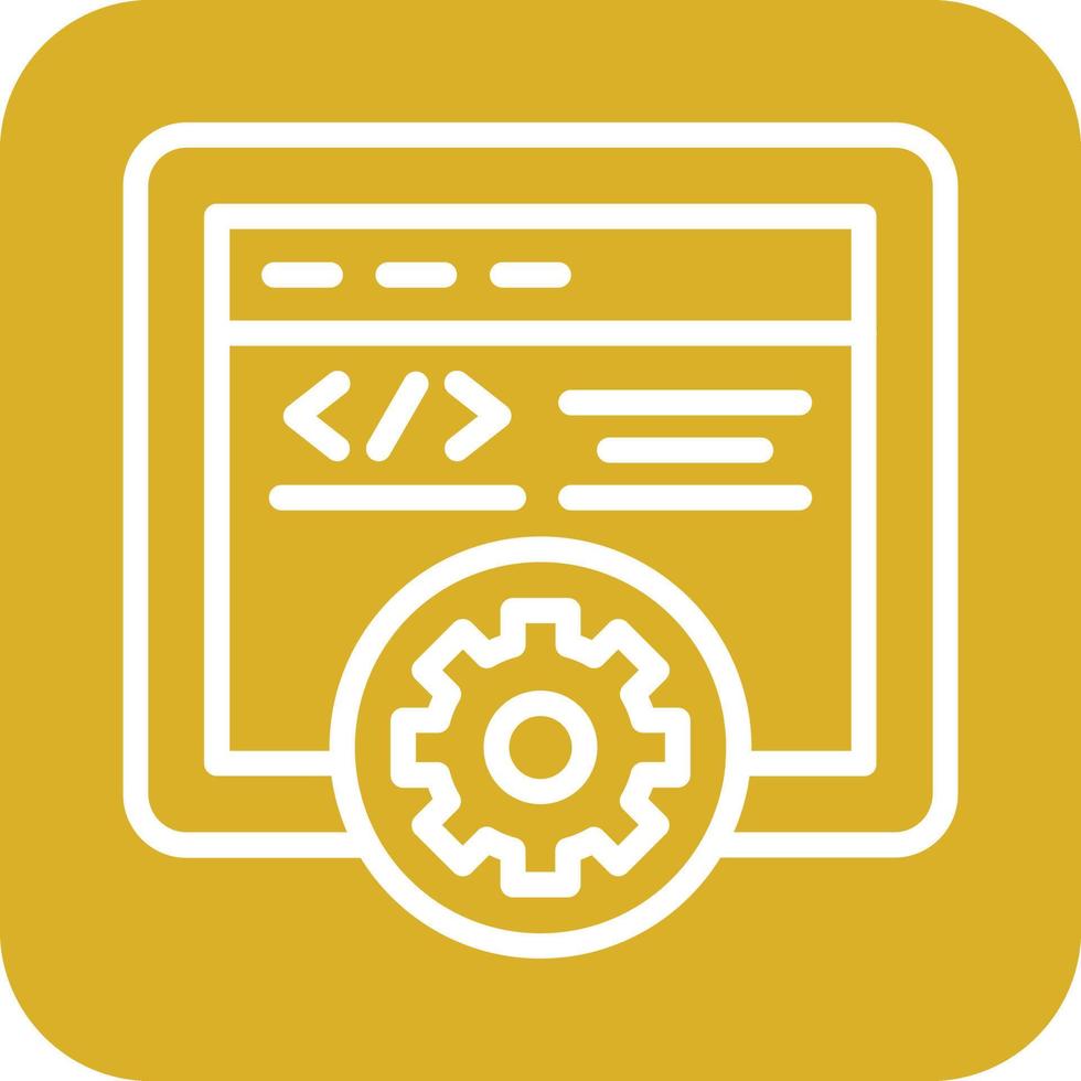 Web Programming Icon Vector Design