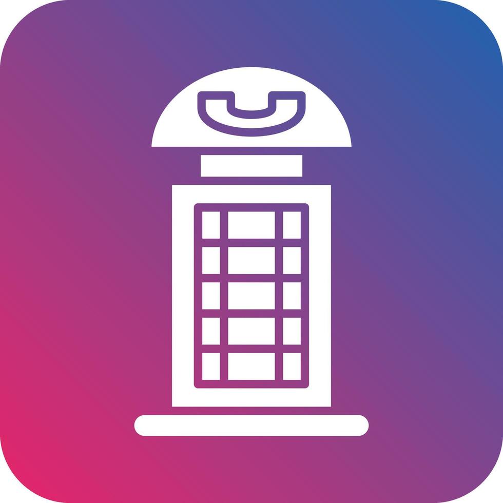 Phone Booth Icon Vector Design